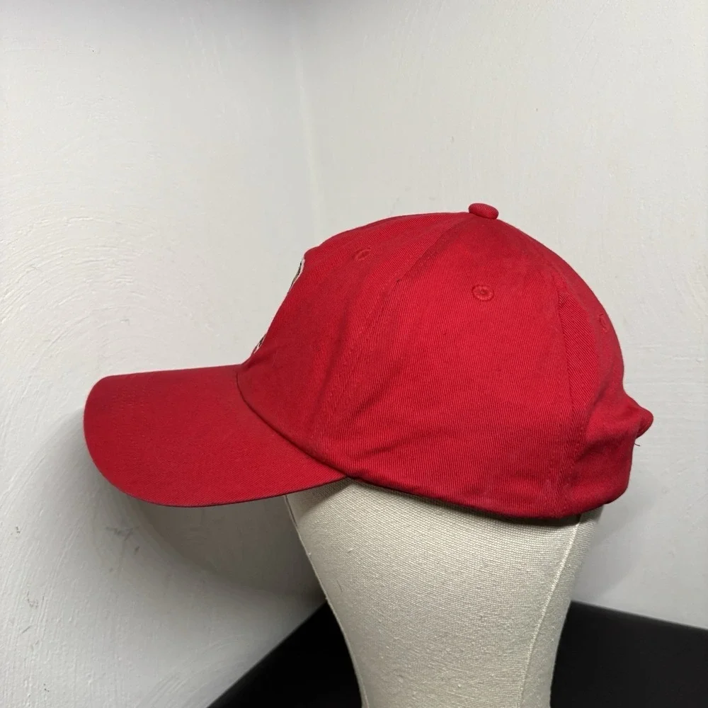 University of Maryland Terrapins Baseball Cap Red Hat Adult OSFM Basketball Hoop